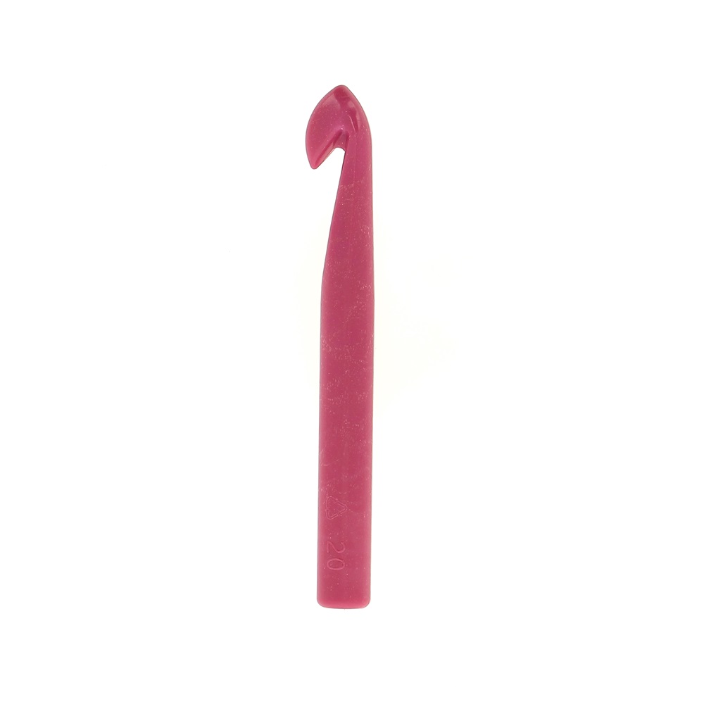 Häkelnadel Pink 20mm Kunststoff