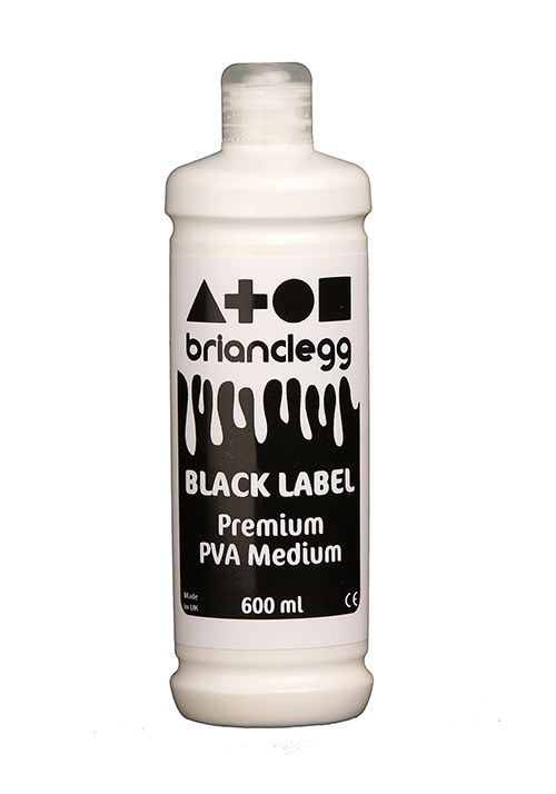 Black Lable Premium PVA Medium Single 600ml Bottle -